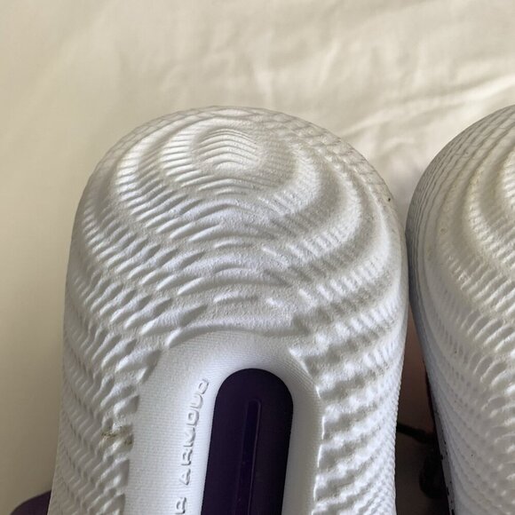 Under Armour Flow FUTR X Black History Basketball Sneakers Shoes 8.5 Purple - Picture 7 of 16